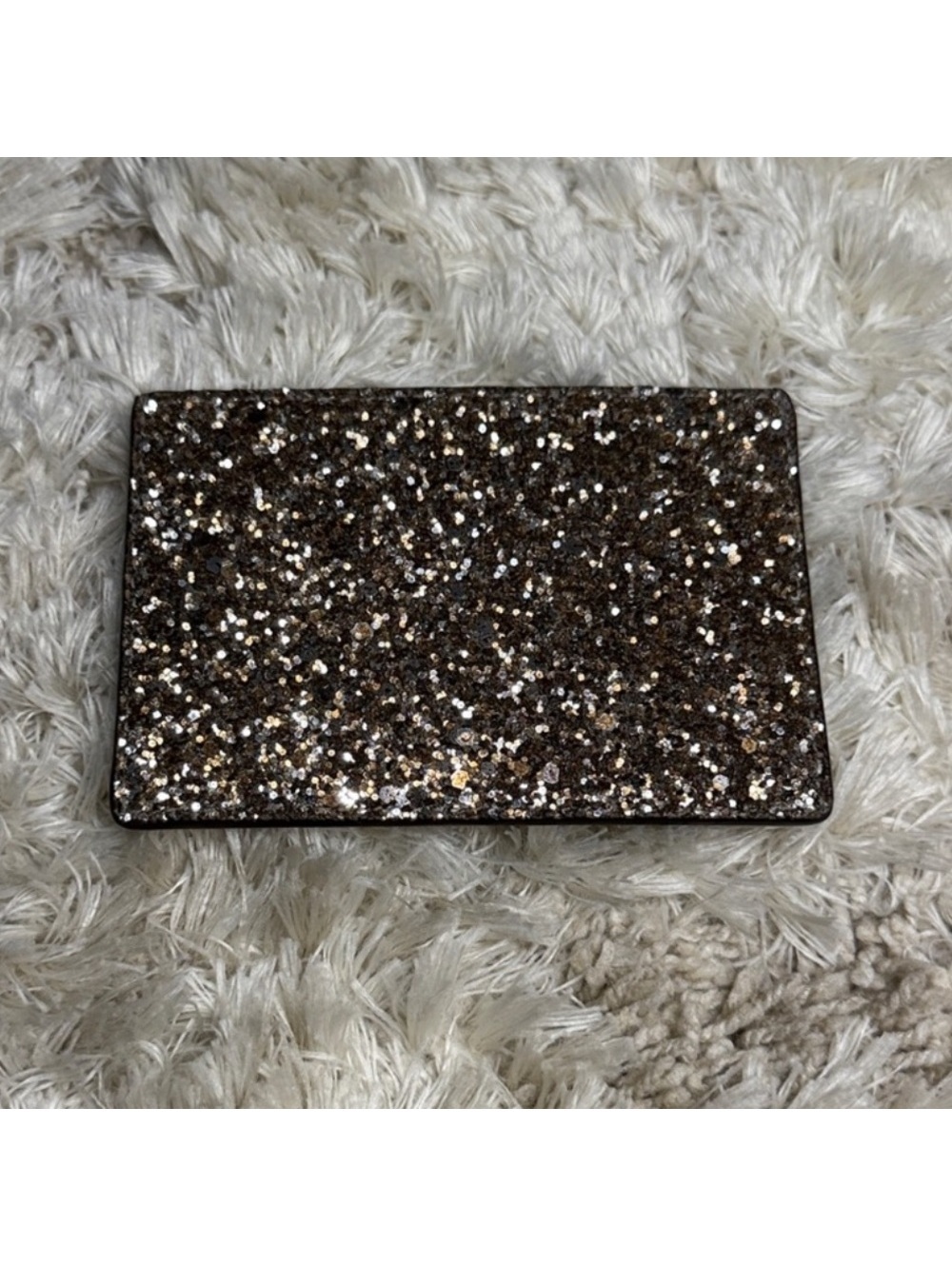 Kate Spade Grey Glitter Card Holder